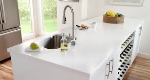 All caesarstone slabs are polished and cut 1 ¼ inches thick. Caesarstone Stoneworks