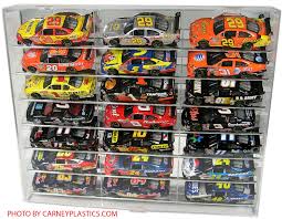Nascar diecast lot labonte irvan. Nascar Diecast Model Car Display Case 21 Car 1 24 Angled Shelves
