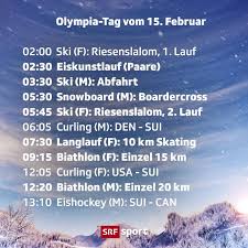 Sunrise sports & pnb housing sports for development program it is an established fact that playing sports provides children with multiple benefits that are key for their development. Srf Sport So Sieht Das Olympia Programm Fur Den Facebook