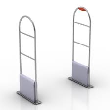 Man with metal detector searching pose 3d model. 3d Model Detector Category Gates Fences