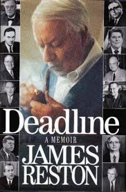 Deadline: A Memoir James Barrett Reston(1991) 9780394585581| eBay