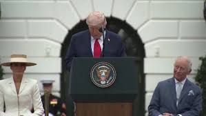 Trump cracks marriage joke to Melania and King Charles after Kimmel’s ‘widow’ uproar