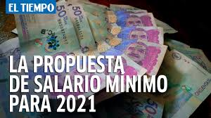 Em 2021 o salário mínimo sofrerá um reajuste de acordo com o pib mais a inflação. Salario Minimo 2021 Esta Es La Propuesta De Las Centrales Obreras Finanzas Personales Economia Eltiempo Com