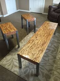 Parallam Psl Tables W Liquid Glass Top Coat Furniture Projects Coffee Table Wood Furniture
