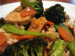Toss tofu cubes with 1.5 tablespoons cornstarch, 1/4 teaspoon each of white pepper powder and salt. I Ordered Ginger Broccoli With Tofu And Last Night I Tried To Replicate That Meal At Home Historically My Stir Frys Hav Whole Food Recipes Pei Wei Stir Fry