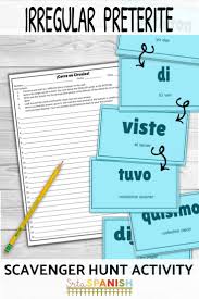 Irregular Preterite Verbs Corre En Circulos Activity With Digital Option High School Spanish Spanish Lesson Plans Spanish Students