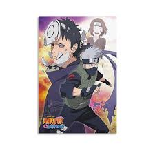 WONNZ Anime Poster Naruto Poster Obito Kakashi Rin Poster Canvas Art Prints  Poster Bedroom Wall Mural Modern Family Home Decor 24 x 36 Inches (60 x 90  cm) : Amazon.co.uk: Home & Kitchen
