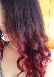 I Just Love My New Burgundy Dark Red Ombre Hair And The Contrast That Makes With My Dark Brown Violet Routes Red Ombre Hair Ombre Hair Red Ombre
