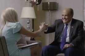 Rudy giuliani is shown with his hand down his pants after flirting with an actress playing a young woman pretending to be a television journalist in a scene in sacha baron cohen's latest mockumentary, a sequel to his hit borat film. Sacha Baron Cohen Pushes Back On Rudy Giuliani Calling His Scene In Borat 2 A Complete Fabrication He Did What He Did Business Insider India