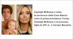 Kayleigh mcenany faced hers on wednesday, and utterly failed by perpetuating the president's lies. John F Kennedy Jr E Vivo Italiador