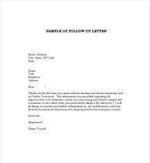 4+ Employment Follow Up Letter Templates - Pdf | Free & Premium Templates