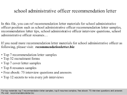 The online resume builder so easy to use, the resumes write themselves. What Is The Role Of Administrative Officer In School