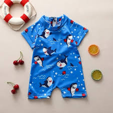 Shop girls swim too >. Baby Shark Bathing Suit Tinyjumps