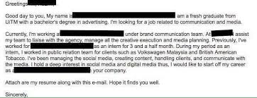 Hantar resume melalui pos surat biasa pastinya merupakan satu cara yang agak klasik. Work Co Resumemurah Ar Twitter 8 Contoh Email Memohon Kerja English Bahasa Melayu Jangan Hantar Email Kosong Saja Tau Dan Jangan Lupa Resume Cover Letter Mestilah Dalam Pdf Format Ya