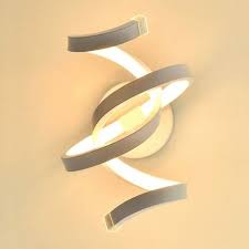 Applique e lampadario per camera da letto. Applique Da Parete Moderna In Acrilico Lampada Da Parete A Led Lampada Da Parete A Spirale
