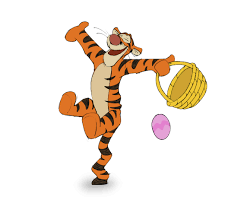 Tigger and four easter eggs. Winnie The Pooh And Easter Activities Too She Scribes