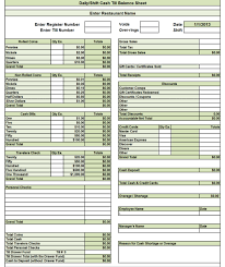(balance sheet, income statement, cash. How To Balance A Till Tablon