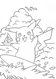 With our coloring pages you can immerse. Free Printable Pikachu Coloring Pages For Kids