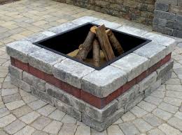 Brussels Dimensional Fire Pit And Wall Photos Square Fire Pit Backyard Fire Outdoor Fire Pit