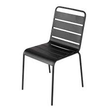 Chaise De Jardin En Metal Noire Batignolles Maisons Du Monde Chaise Jardin Metal Chaise De Jardin Chaise D Exterieur