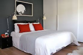 Polished Passion 19 Dashing Bedrooms In Red And Gray Red And White Bedroom Furniture Bedroom Red Contemporary Bedroom