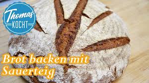 Für dieses bauernbrot mit kümmel und röstzwiebeln brauchst du diese. Brot Backen Mit Sauerteig Brot Backen Ohne Hefe Youtube