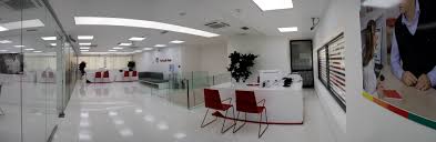 Procredit Bank Office Design By Madengroup Com Bank Interior Design Banks Office Office Design