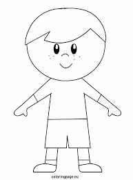 Boy And Girl Coloring Page Awesome Little Boy Coloring Page En 2020 Manualidades Infantiles Manualidades Dibujo De Escuela