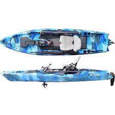 Kayak is 14 feet long and 36 inches wide, extremely stable and fast. Feelfree Dorado 125 Kayak With Overdrive Pedal Drive