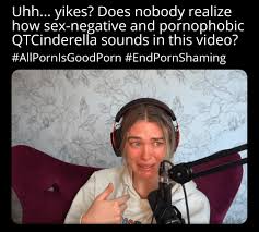 An incels hot-take on the QTCinderella deepfake porn situation. :  rterriblefacebookmemes