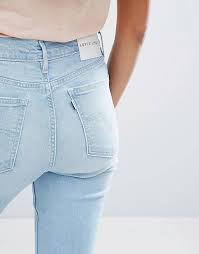 Simple clothes with bold, unexpected details. Levi S Line 8 Enge Jeans Mit Hoher Taille Asos