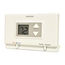 • make sure power switch at heating & cooling system is on. Totaline P474 0130 Non Programmable 1 Heat 1 Cool Thermostat By Totaline 27 35 Totaline P474 0130 Non Program Gas Heating Home Thermostat Digital Thermostat
