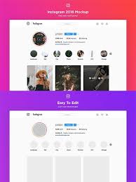 Free Instagram Web Profile Template In 2020 Instagram Profile Template Instagram Template Templates