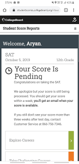 An r next to your scores indicates this. The College Board On Twitter October Sat Score Release Reminders Some Students Will Be Able To See Their Scores Online By 8 Am Eastern Time Most Remaining Students Typically See