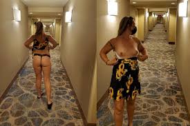 Flashing in Our Hotel Hallway