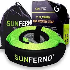 However, no one was inside the vehicle. Amazon Com Sunferno Recovery Tow Strap 35000lb Recover Your Vehicle Stuck In Mud Snow Heavy Duty 3 X 20 Winch Snatch Strap Protective Loops Water Resistant Off Road Truck Accessory