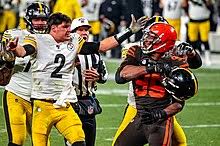 Though rudolph is calling bs. Myles Garrett Wikipedia