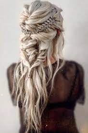42 Boho Wedding Hairstyles For Tender Bride In 2021 Bohemian Wedding Hair Hair Styles Boho Wedding Hair