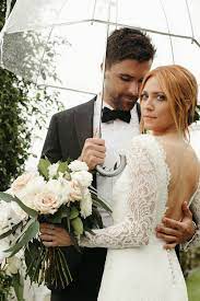Exclusive See Brittany Snow And Tyler Stanaland S Wedding Photos Snow Wedding Brittany Snow Hair Loverly Weddings