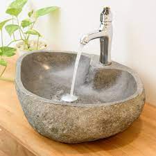 Naturstein waschbecken kiefersfelden flussstein aufsatzwaschbecken. Wohnfreuden Aufsatz Waschbecken Ca 60 Cm Gerade Ruckwand Naturstein Waschbecken Ebay