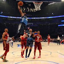 The carmelo anthony era with the new york knicks is now over as he has been traded to the oklahoma city thunder. Dwyane Wade Carmelo Anthony Gerald Wallace Fly Over Opponents Sbnation Com