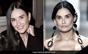 Rosalia, demi moore, cara delevingne, willow smith, paris hilton, miguel, irina shayk, rico nasty, ella demi moore shared a few pictures of herself recording her podcast in her bathroom last week. Demi Moore Sparks Plastic Surgery Rumours After Fendi Show Appearance