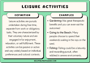 120 Leisure Activities Examples (2024)