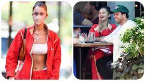 Though little is known about marc, he is rumored to be an art director that designs album artwork for celebrities. Bella Hadid Flaunts Her Washboard And Red Track Suit During A Lunch Outing With Marc Kalman Youtube