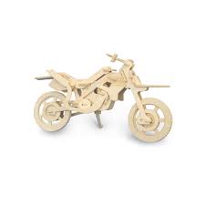 Woodcraft Construction Kit Cross Country Motor Bike Closs Hamblin