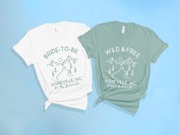 Looking for something fun and different to do with your friends in asheville?? Creative Bachelorette Party Shirts For Every Squad