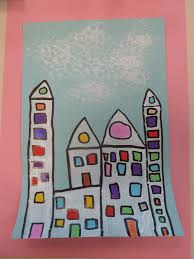 Les Maisons D Octobre Des Grandes Sections Maison Dessin Arts Visuels Maternelle Maison Maternelle