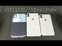 This feature is designed for iphone control for visually impaired persons and it . Iphone X Xs Xr Stuck In Voiceover How To Get Out Or Disable Now Litetube