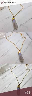 Lot of handmade work to the golden ornaments. Jewelry Lariat Y Necklaces Black Onyx Northern Star Bib Necklace Minimalist Geometric Y Shape Necklace Layered Clevage Polar Star Gold Stone Brass Necklace