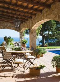 30 Lovely Mediterranean Outdoor Spaces Designs Terrasse Dekorieren Terassenideen Und Wohnen Im Freien